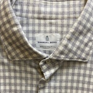 Emanuel Berg Megeve, Gingham Flannel Shirt

MODERN FIT XL